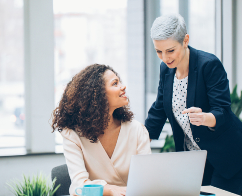 Picture of Colleagues business woman working