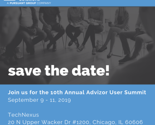 Advizor Annual User Group Save the Date